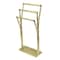 Kingston Brass Freestanding YStyle Towel Rack, Brushed Brass SCC3307 - alternate 1